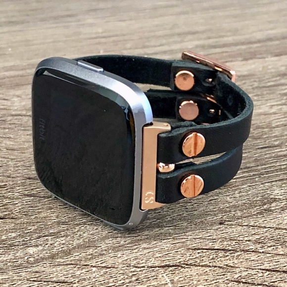 Versa Lite Watch Black Leather Straps Bracelet main image 7